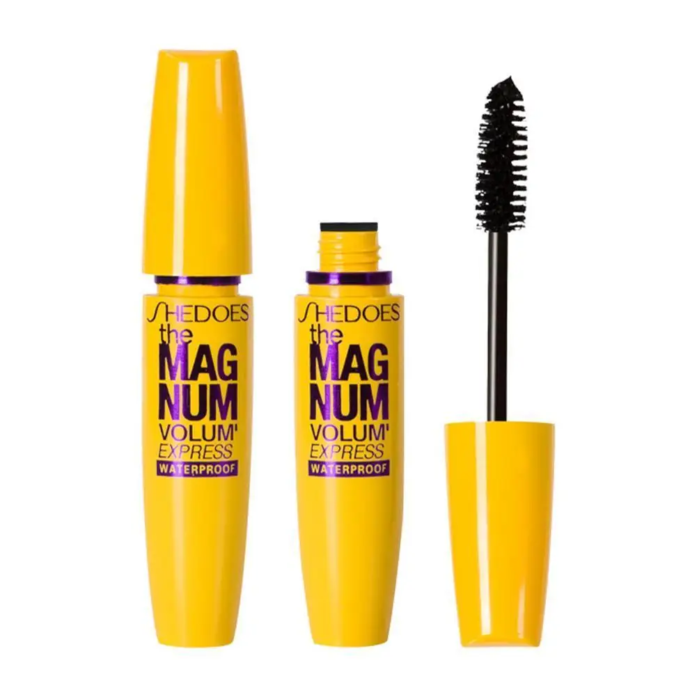 Eyelash Mascara Cream Makeup, duradouro, impermeável, alongado Curly Dense, Natural Black Eye, cosméticos profissionais, 8ml