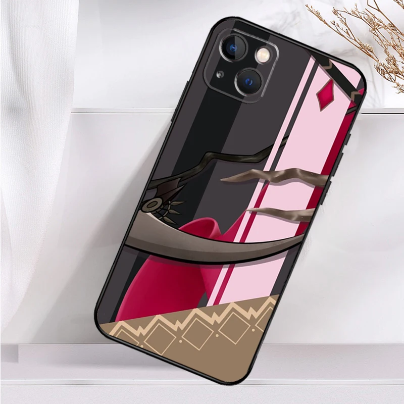Funda de teléfono de Anime Hololive, carcasa trasera para iPhone 16, 15, 14, 13, 12, 11 Pro Max, Mini, X, XR, XS Max, 7, 8 Plus