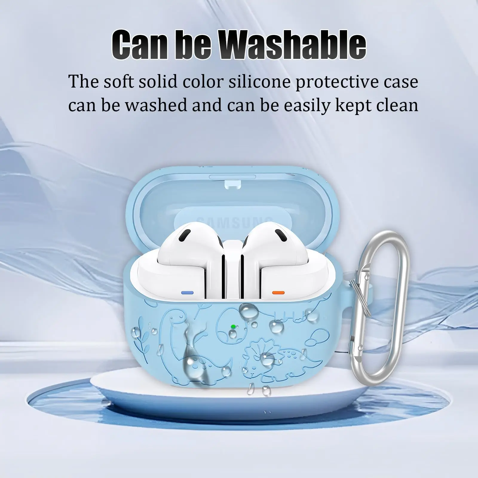 Étui de protection en silicone souple pour Samsung Galaxy Buds 3 Pro, design de dessin animé créatif, nouveau, 2024