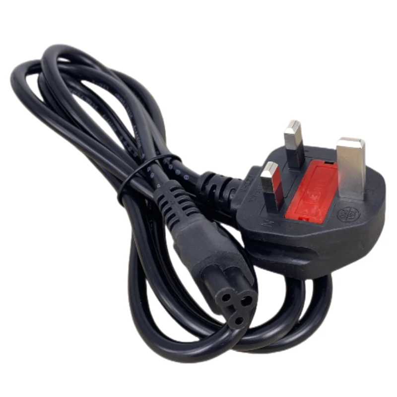 fengyidz UK Singapore Malaysia Power Extension Cable Cord British Lead Cable Cord UK Plug To IEC320 C5 For Laptop Charger LCD TV