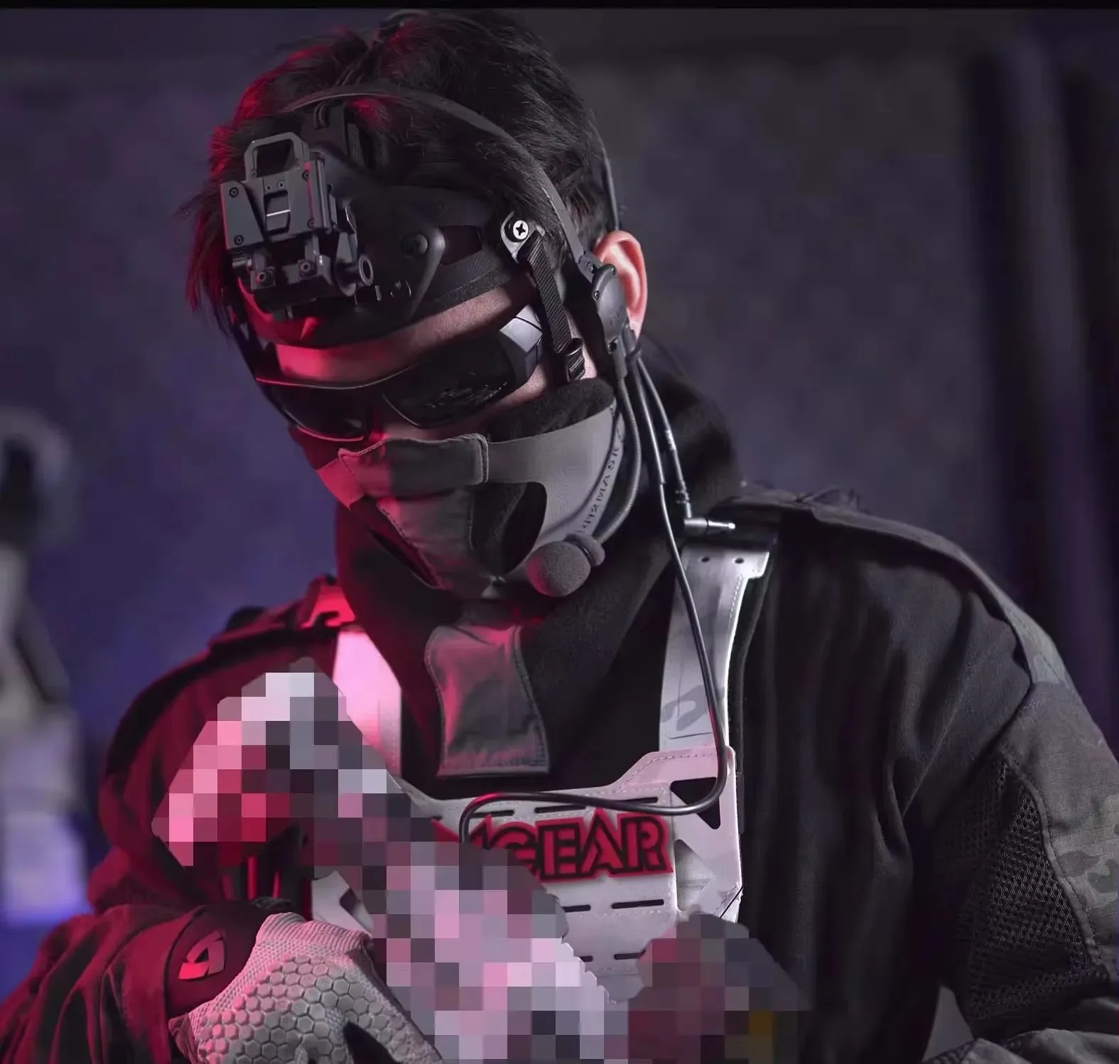 إطار حملق للرؤية الليلية من DMgear لخوذة كاميرا الحركة، حامل، ملحقات ألعاب المناورات للمغامرات الخارجية، CS واقعي