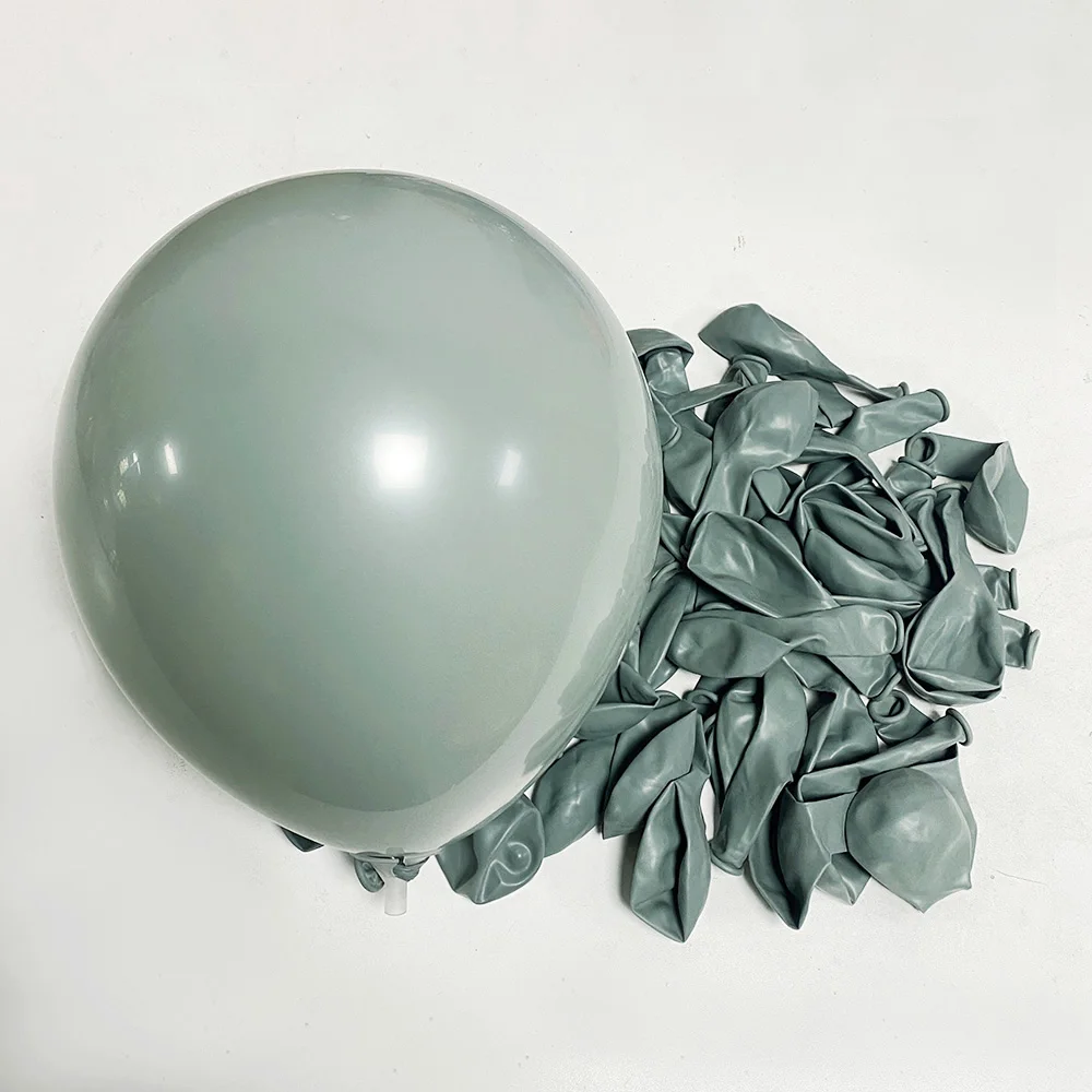 Boho Green Balloons Matte Green Birthday Balloons 5/10/12/18inch DIY Balloon Garland Arch for Birthday St Patricks Day Decor