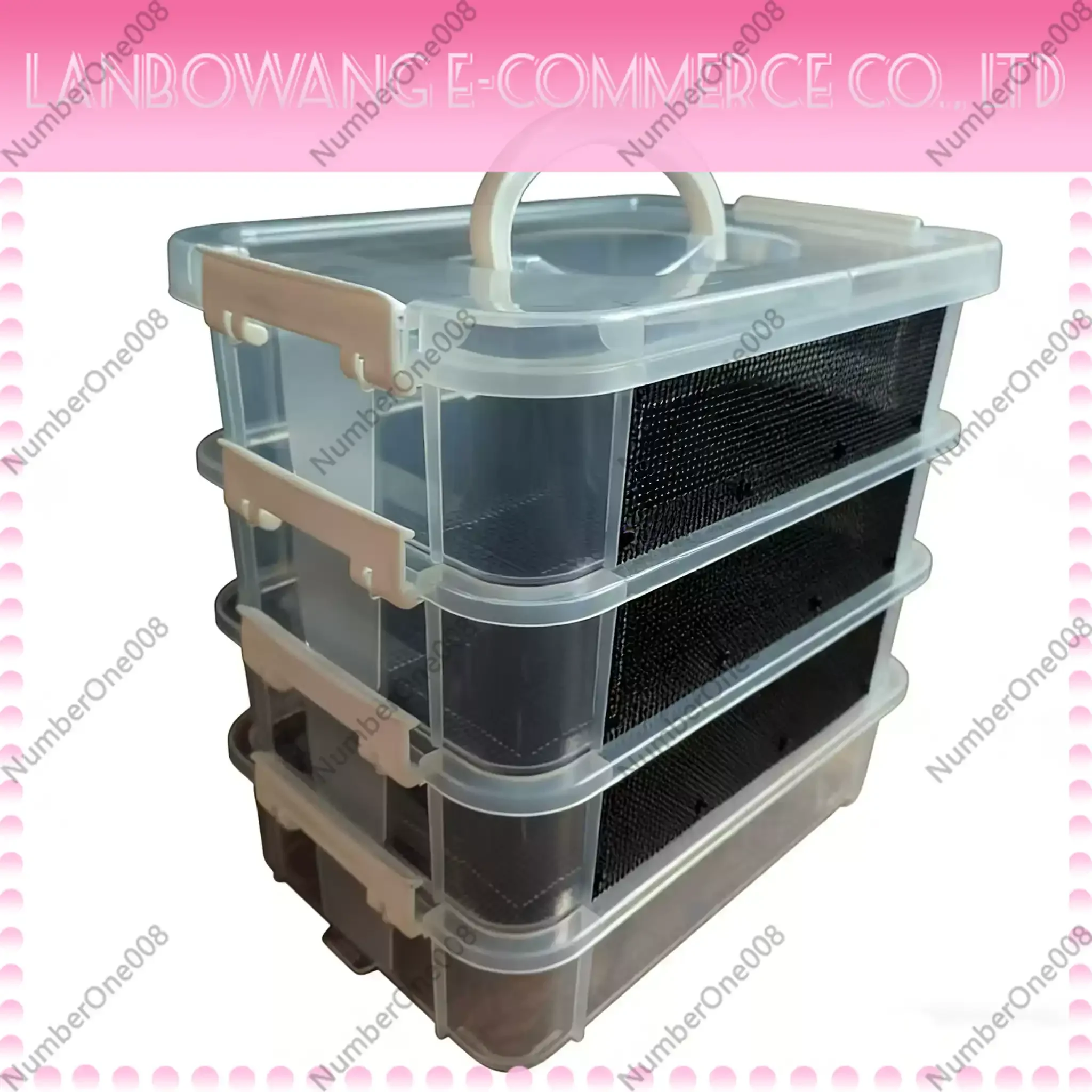 

Breeding Kit Four-Layer High Capacity Mealworm Farm To Breed Live Mealworms for Bearded Dragon and Reptiles Breeding Mealworm