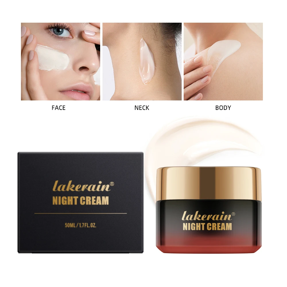 Night Cream And Night Serum Set Firming Anti-Wrinkle Long-lasting Moisturizing Skin Tender Moisturizing Polypeptide Essence