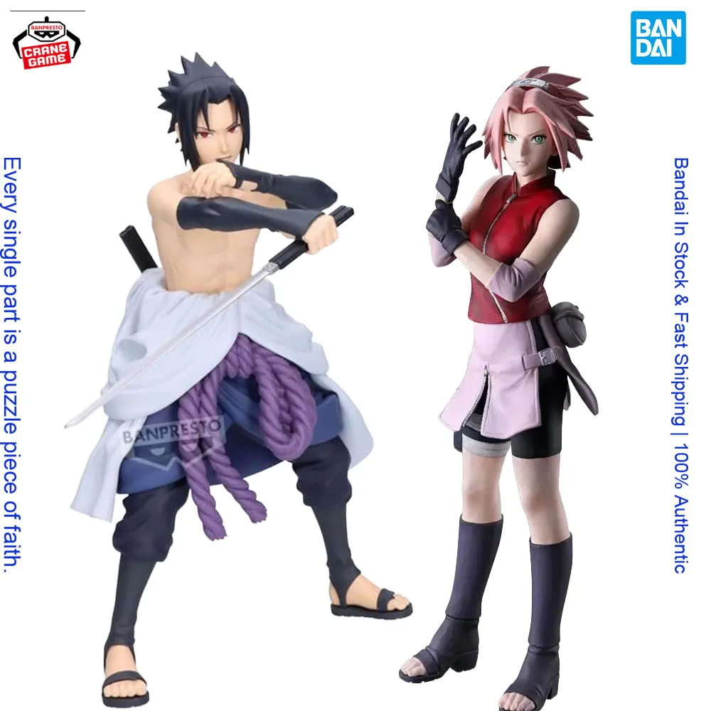 

BANDAI Naruto Shippuden Grandista-HARUNO SAKURA & UCHIHA SASUKE- Authentic Figure Model