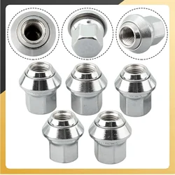 5Pcs Car Chrome Wheel Nuts For Ford Focus For Volvo C30 C70 II S40 II V40 V50 30666349 30683951 30723579 Replacement Car Part