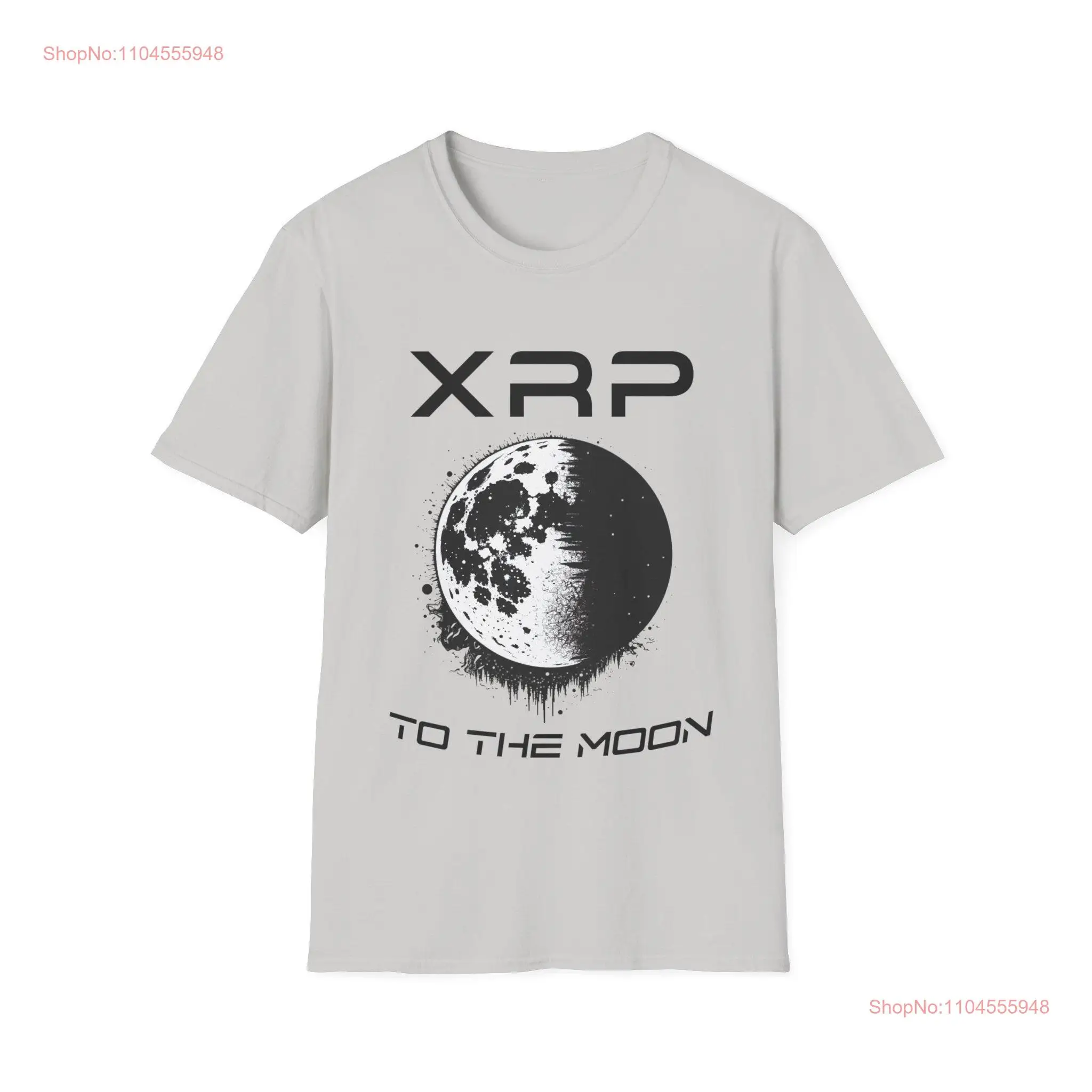 XRP To The Moon Cotton T Shirt Ripple Labs Crypto Token Army Cryptocurrency Blockchain Bro Merch HODL