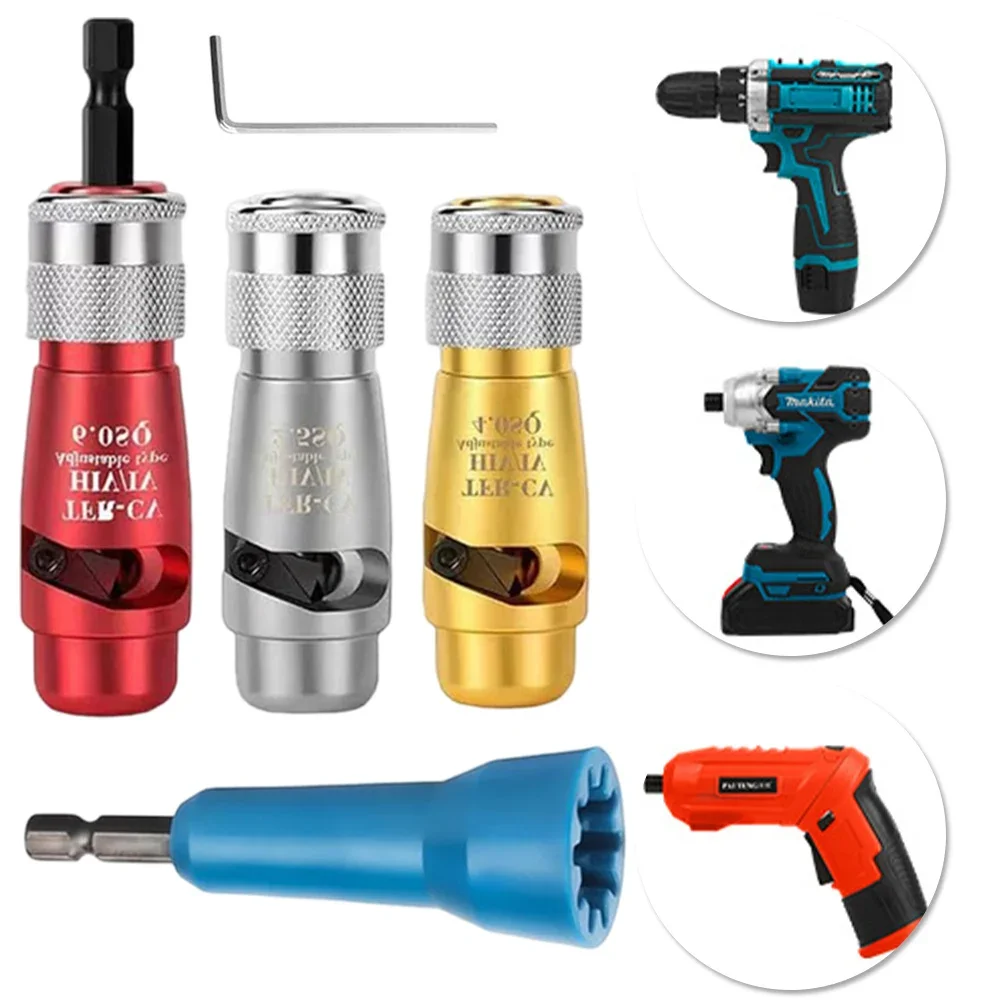 Wire Stripping and Twisting Tool Electric Wire Stripper Spin Twisting Wire Connector Socket for Drill and Wire Connector Driver