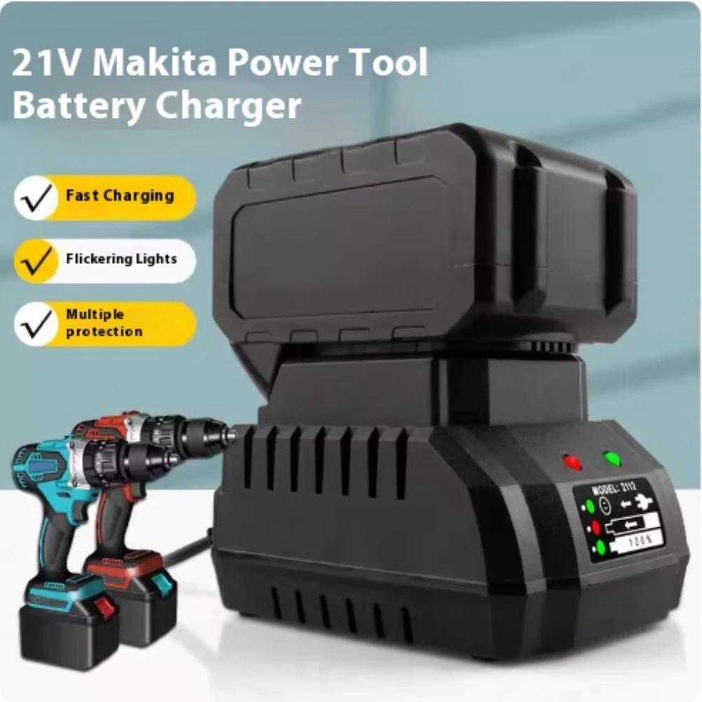 Clé de chargeur de batterie au Lithium, meuleuse d'angle de tronçonneuse, marteau électrique 21V-9989VF, chargeur de siège universel