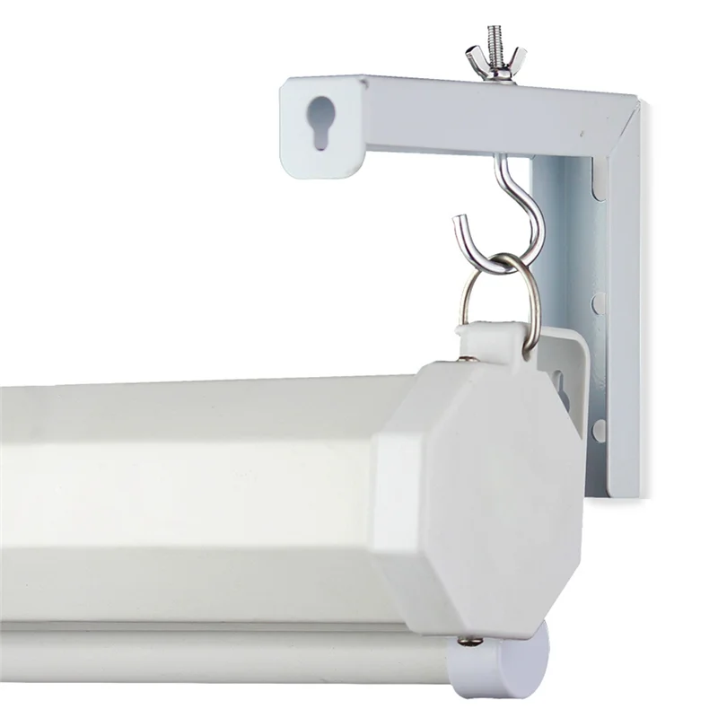 2Pcs Projector Curtain Hanger Adjustable Extension Mount Stand Mounting Hanger Holder-Y41A