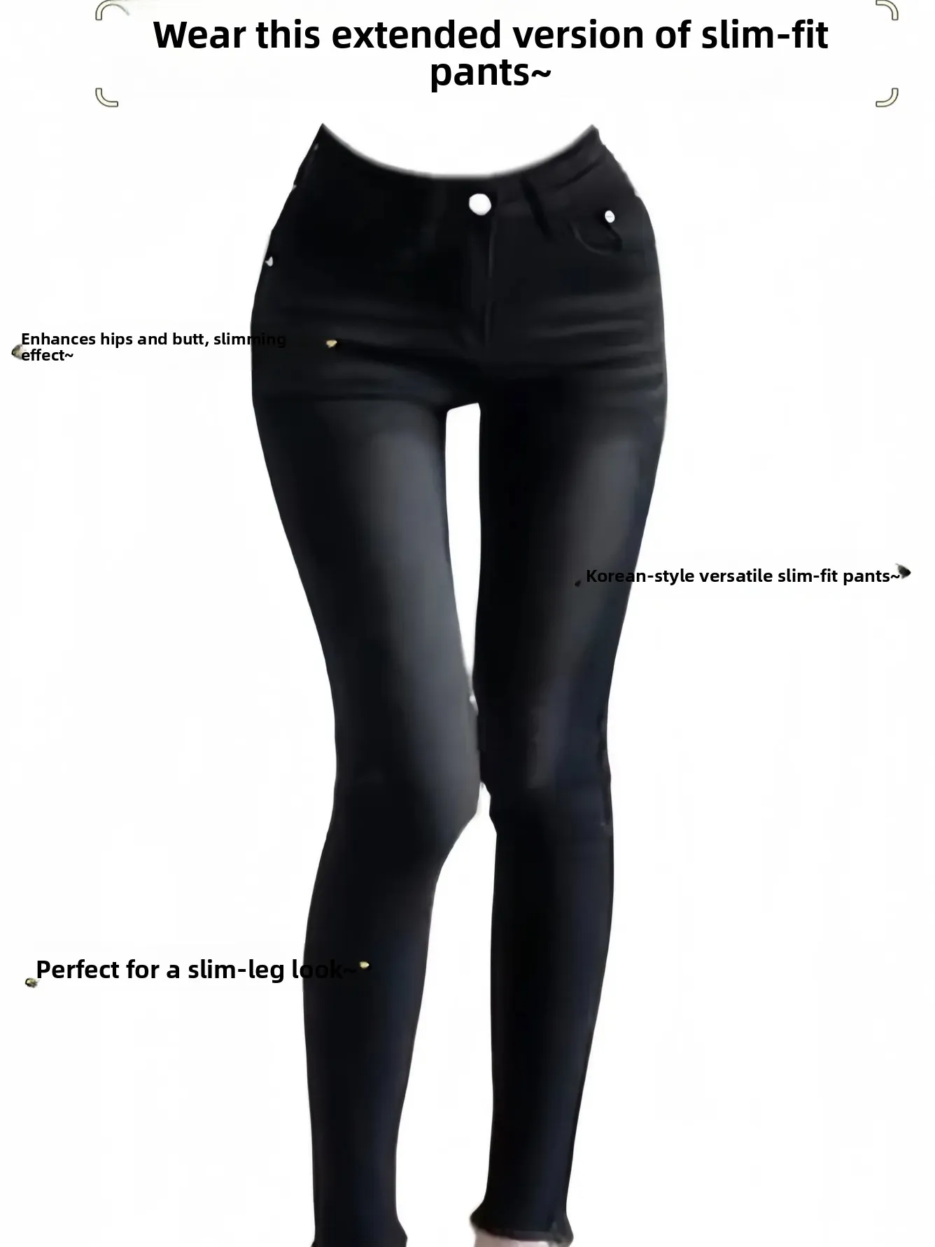 

Облегающие джинсовые брюки с высокой талией, женские эластичные широкие джинсы, корейский винтажный вид, дышащие весенне-осенние Bla