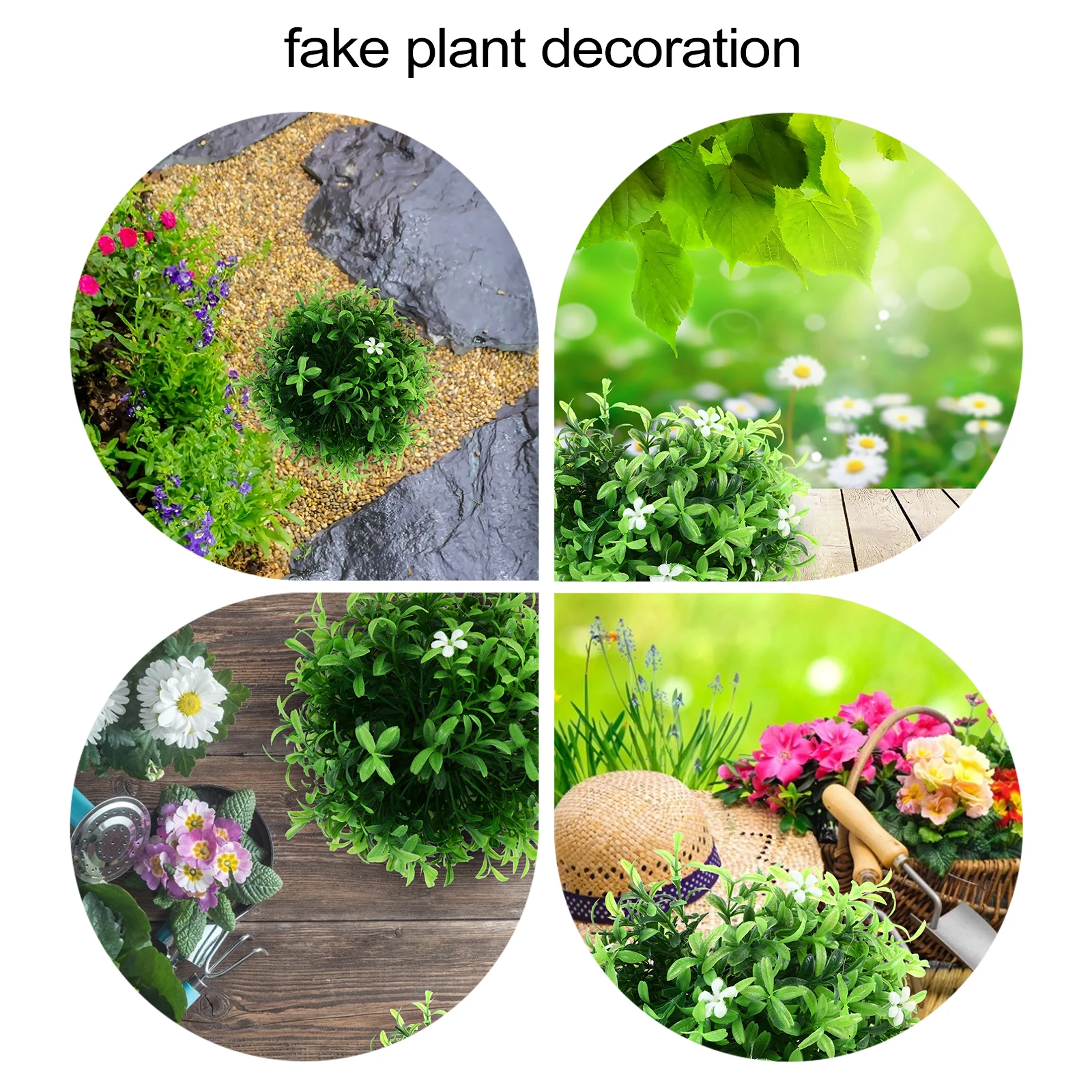 

Artificial Fake Decor for Home Wedding Party Long-Term Use Colorful Natural Fake Plant False Plant Touch