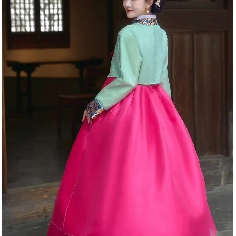 Bridesmaid Hanbok Traditional Korean Clothing Women's Court Style National Dance Dress Yanji Travel Photography Clothing Female