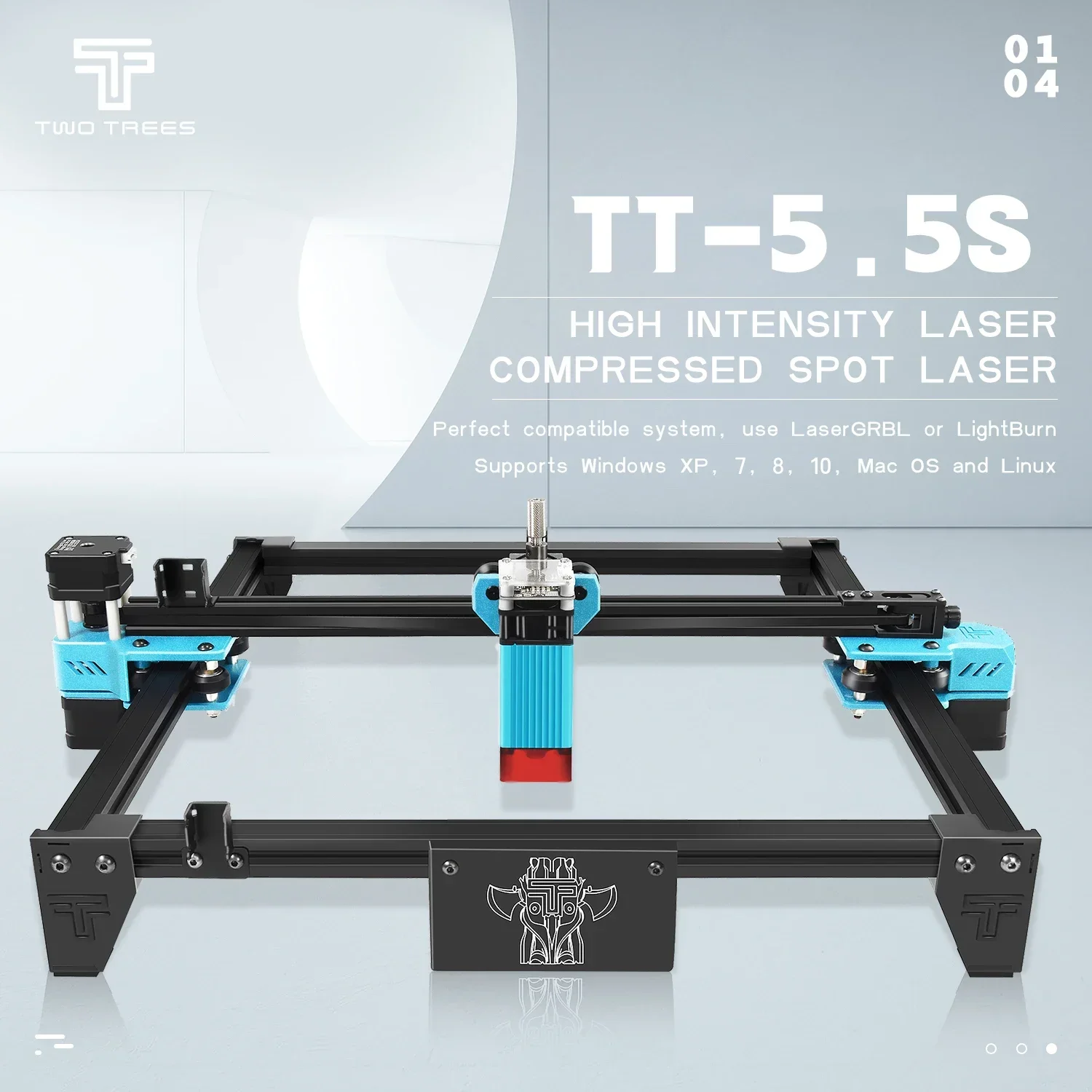 Twotrees Laser Engraving Machine 40W Metal Laser Engraver TT-5.5S Cnc Woodworking Router Laser Cutting Printer 300x300mm