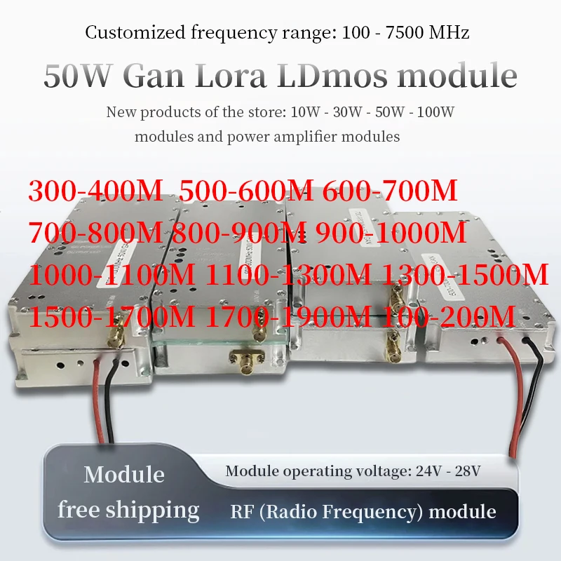 50W Amp Gan Radio F…