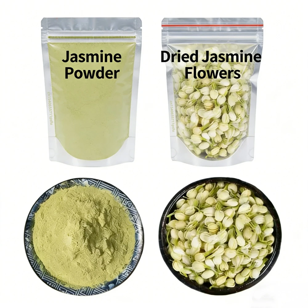Premium 100% Natural Essence Pure Dried Jasmine Flower Powder For Incense, Perfume, Skin Safe Soap, Candle Making Home Fragrance