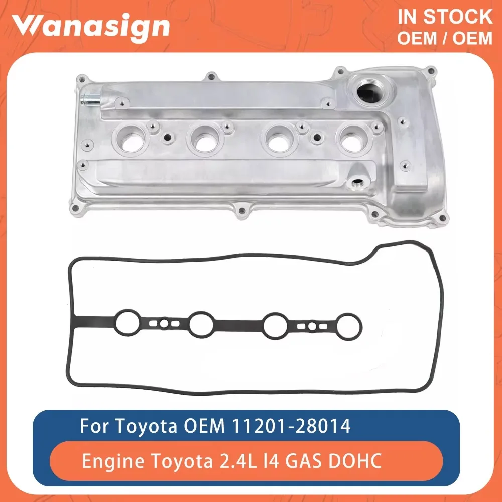 

Engine Valve Cover Set Fit 2.4 L For Toyota Scion Camry RAV4 Highlander Alphard Scion 2AZ-FE 2.4L l4 GAS DOHC 01-15 1120128014