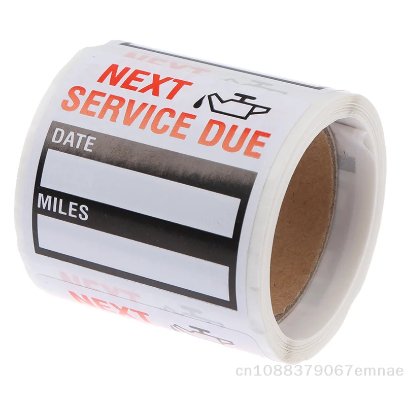 【xxx】100pcs/roll Oil Change/Service Reminder Stickers Window Sticker Car Sticker[ZYS]