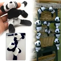 Magnet Refrigerator Fridge Sticker Lovely Simulation Plush Panda Festival Gifts Sticker Suitable Tourism Suitcase Souvenir Tags