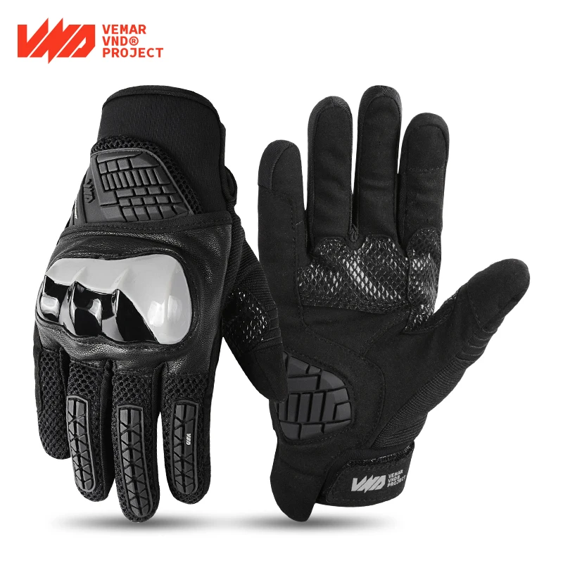 

Summer VND C-501 Motorcycle Riding Gloves Guantes Moto Breathable Rider Equipment Gloves Men Women Luva Motociclista