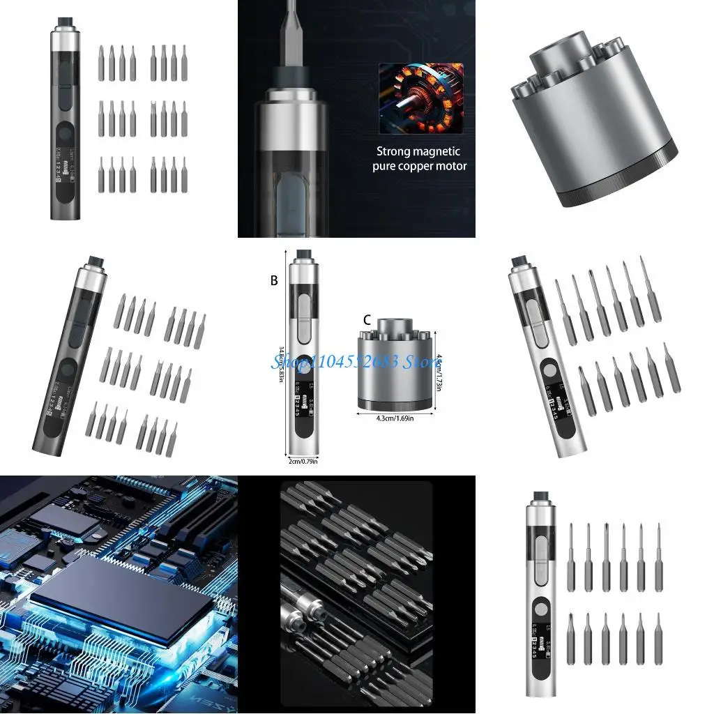 

Y6GD Multifunctional Electric Screwdriver with 280mAh Battery for DIY Projects and Profession Repair Applications