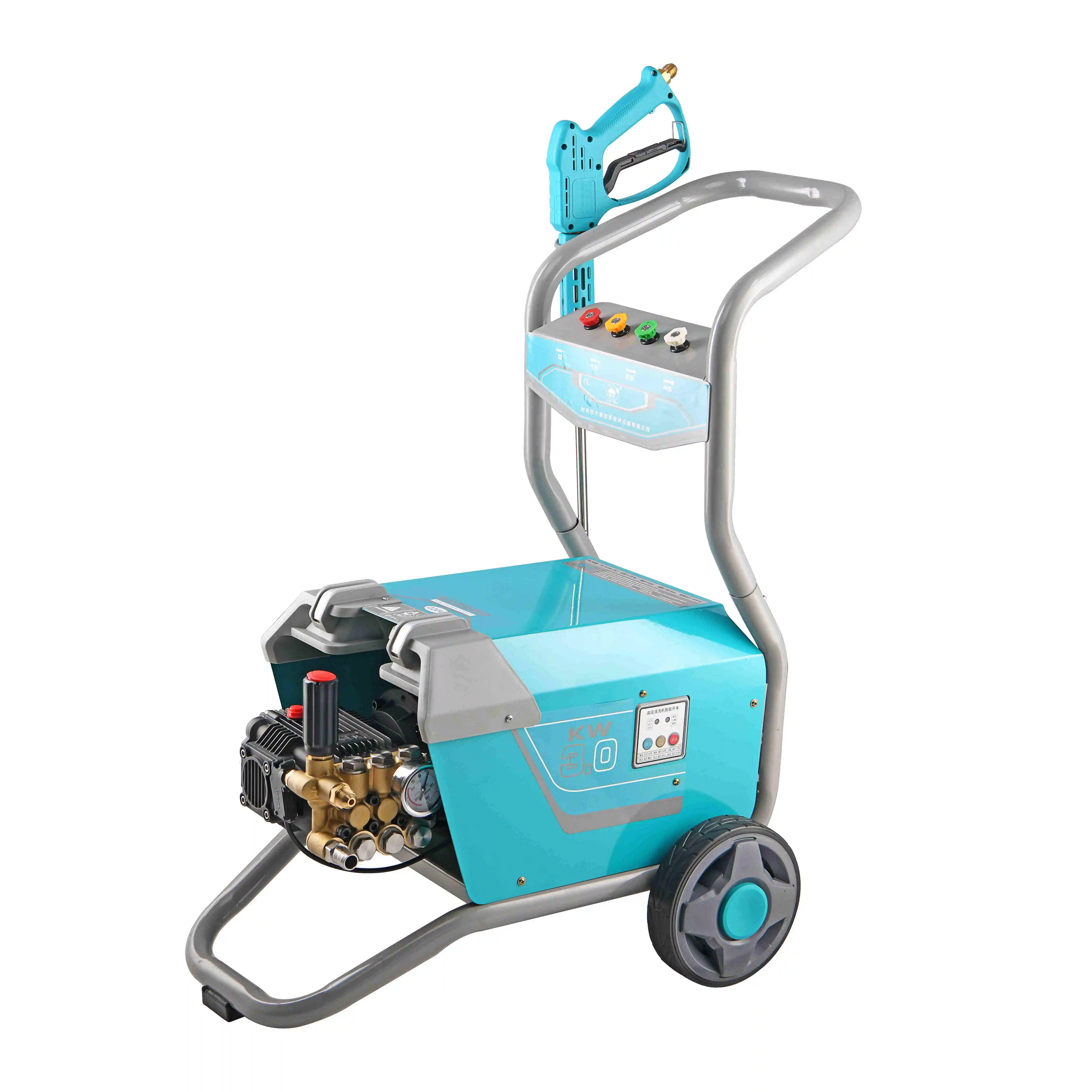 Household High Pressure Car Washing Machine Pump 220V Small Washing Machine Portable Car Washing Pump High Power Hand Push