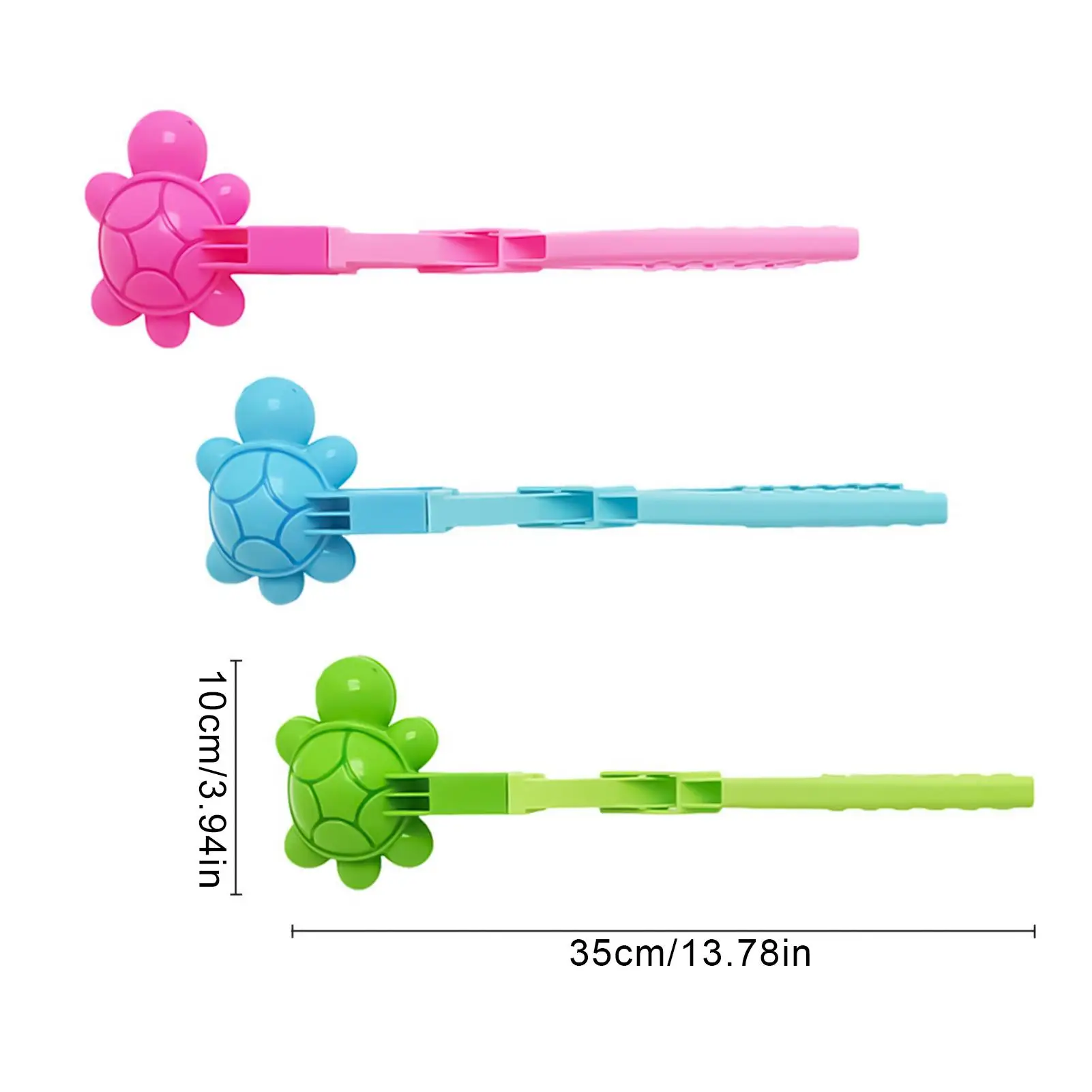 Ferramenta de fazer bola de neve, brinquedos fofos e divertidos de praia, moldes modeladores de bola de neve de animais de inverno para crianças, meninos, adultos, quintal, gramado ao ar livre, pátio