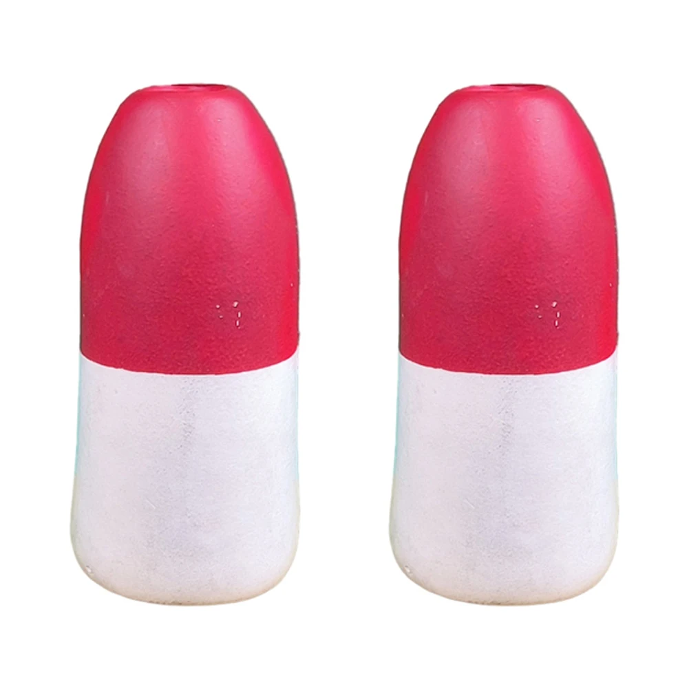 Red White PVC Foam Crab Trap Float Buoy for Fishing Line Marker Shrimp Trap Float with Hollow Hole for Kayak Stabilizer