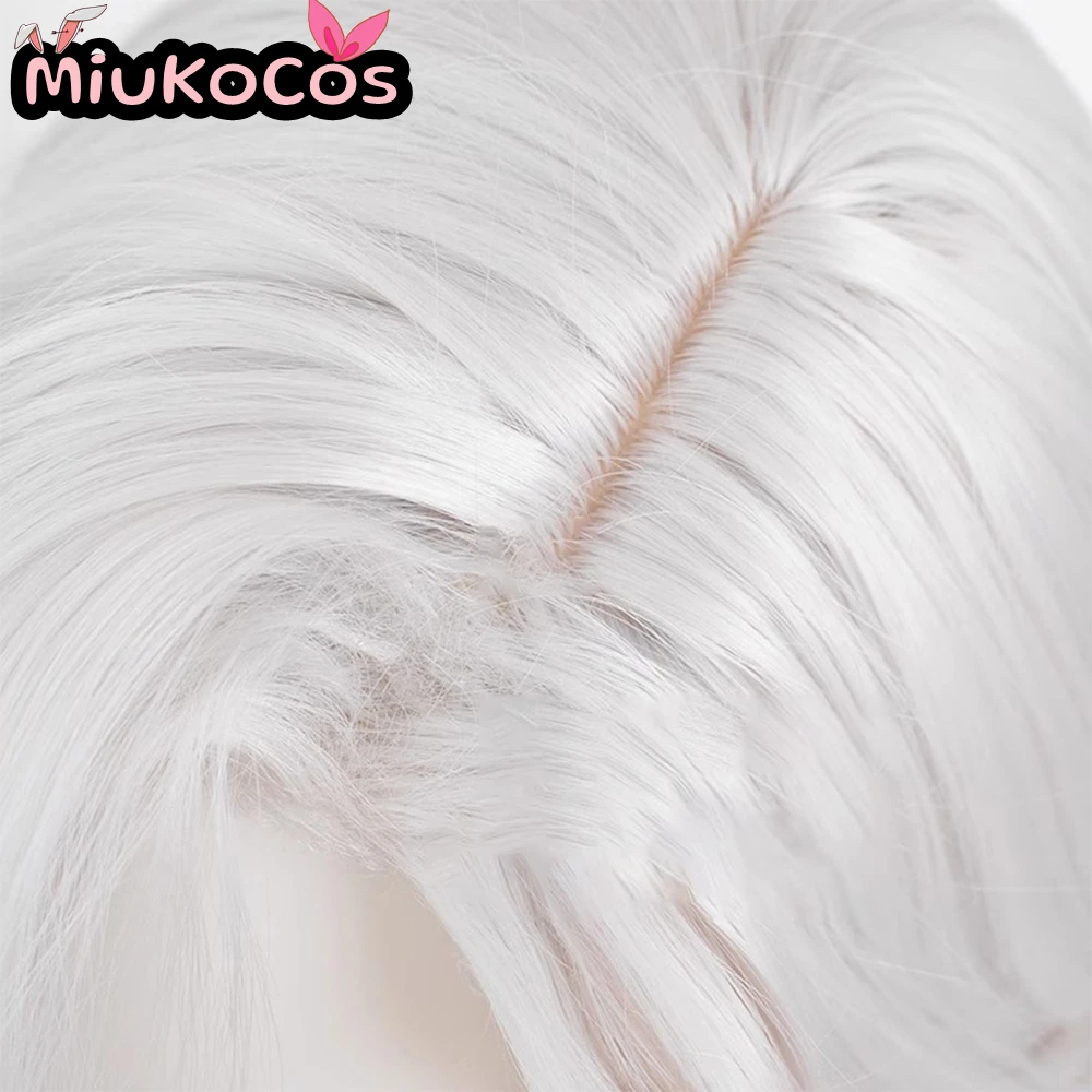 متوفر في المخزون ريد نايت ريتشارد الاسترليني شعر مستعار تأثيري MiukoCosplay لعبة الهوية الخامس تأثيري