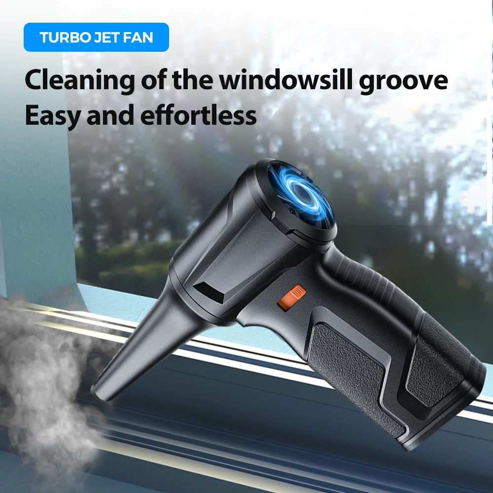 

990000RPM Electric Air Blower Turbo Jet Fan Brushless Motor High-Speed Turbo Violent Fan USB Rechargeable Powerful Air Blower