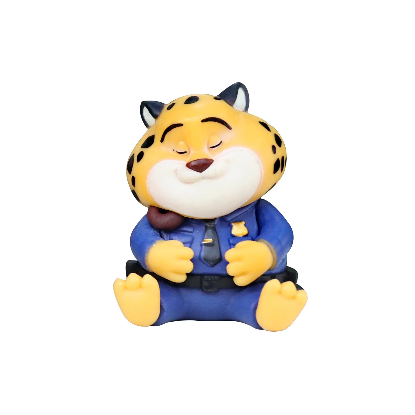 Nuovo prodotto seduto obbedientemente nella città degli animali, bambole di piccoli animali, decorazioni creative per auto da tavolo, ornamenti