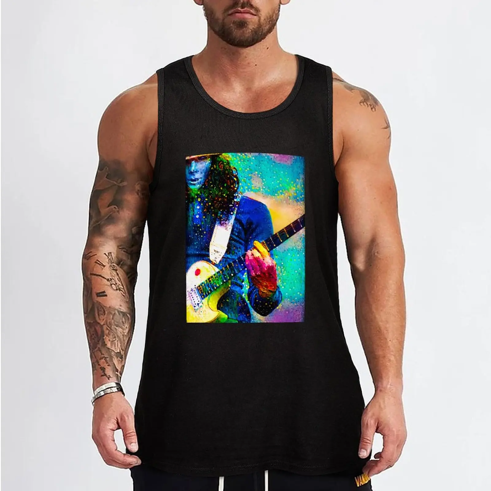 Buckethead - Fuzzy Dots Tank Top bodybuilding t shirt vest for men