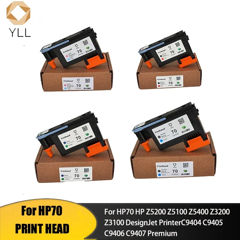 

For HP 70 Print Head C9404a C9405a C9406a C9407a HP Designjet Z3200A Z5200 Z3100 Z2100 Printer Copier Parts HP70 PrintHead