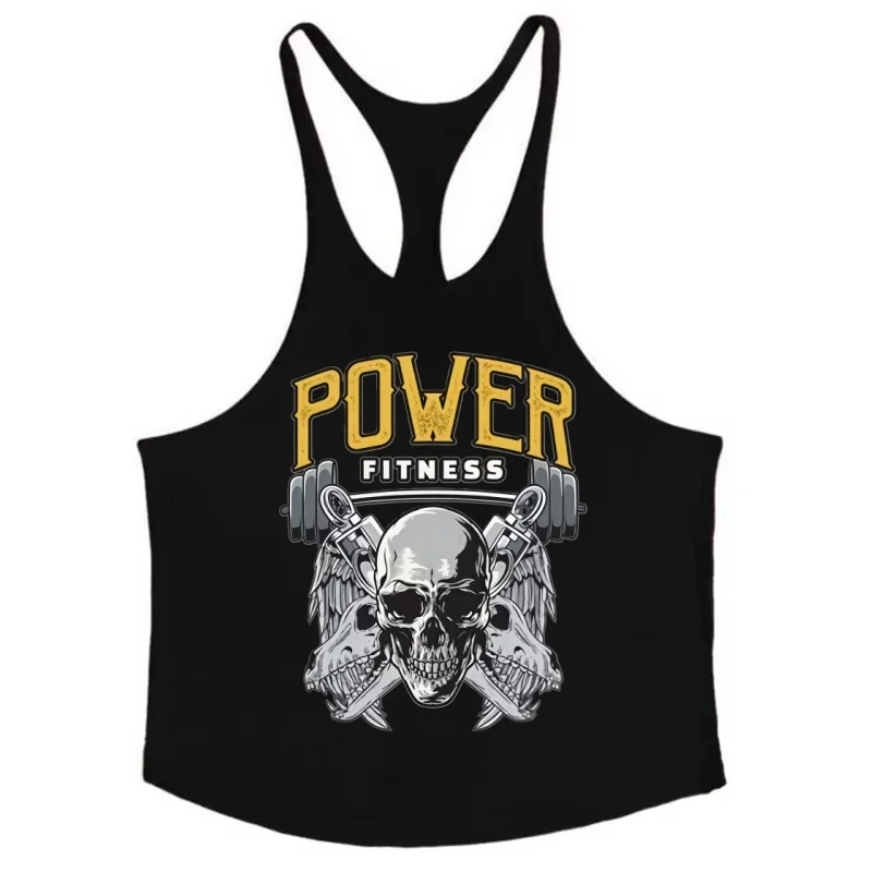 

Мужская хлопковая майка без рукавов с узкими бретелями, жилет для бодибилдинга и классический жилет для повседневной носки и фитнес-тренировок