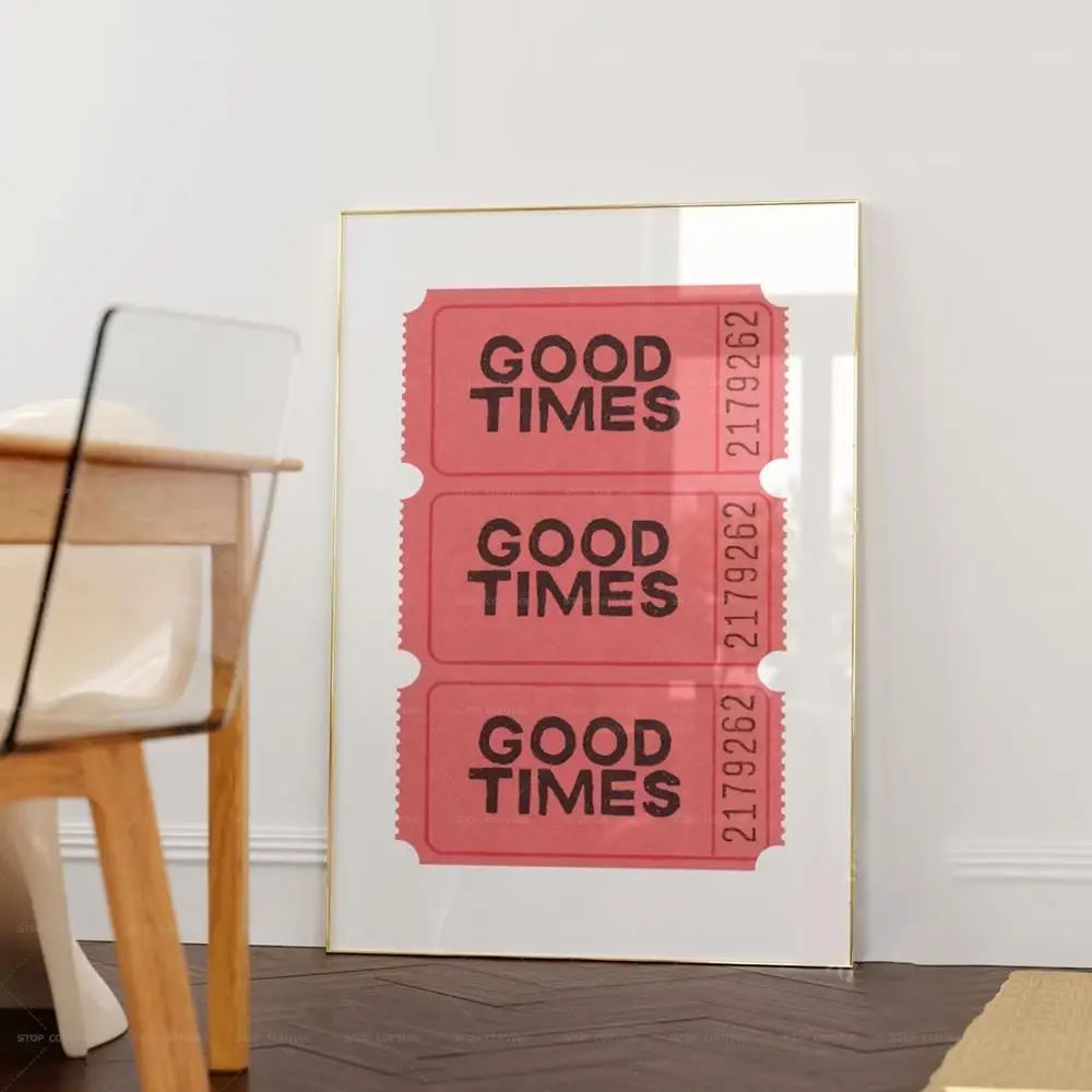 LZJAGXX Poster Toile More Amor Por Favor - Art Maximaliste Rose Sunshine Quotes 60x80cm Sans Cadre