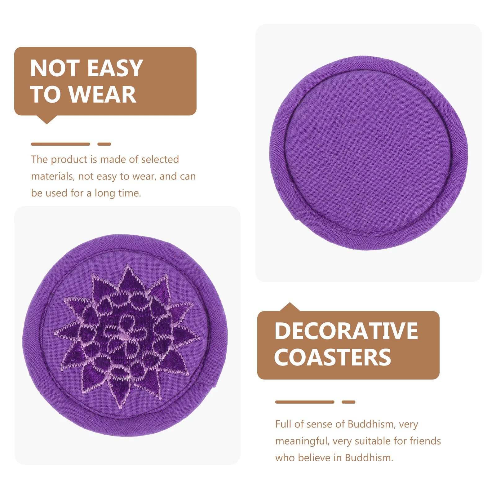 

1pc Embroidery Singing Cushion Tibetan Bowl Pad Sound Bowl Mat Durable Lightweight Portable Craft Decoration Instrument