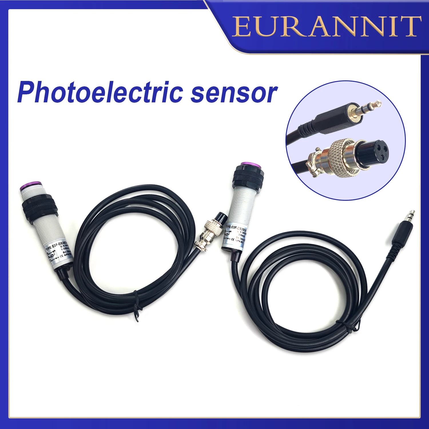 

Фотоэлектрический датчик EURANNIT, 1 шт., для принтеров, запчасти и аксессуары для принтеров, высокое качество, дальность срабатывания, DC 12-24В