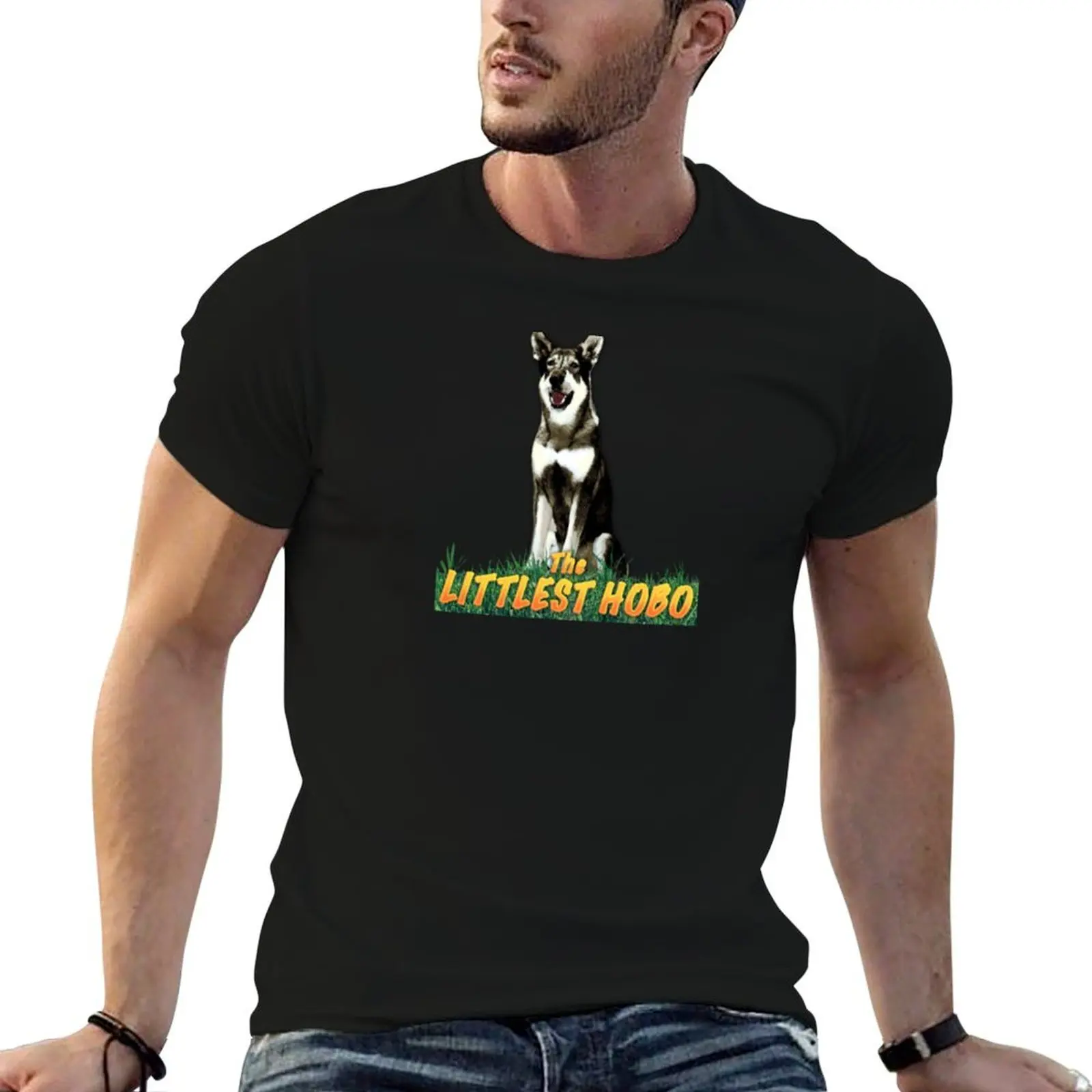 

The Littlest Hobo ORIGINAL BY CRUSHART1 ON REDBUBBLE T-Shirt man t shirts for men casual t shirt for man T-Shirt