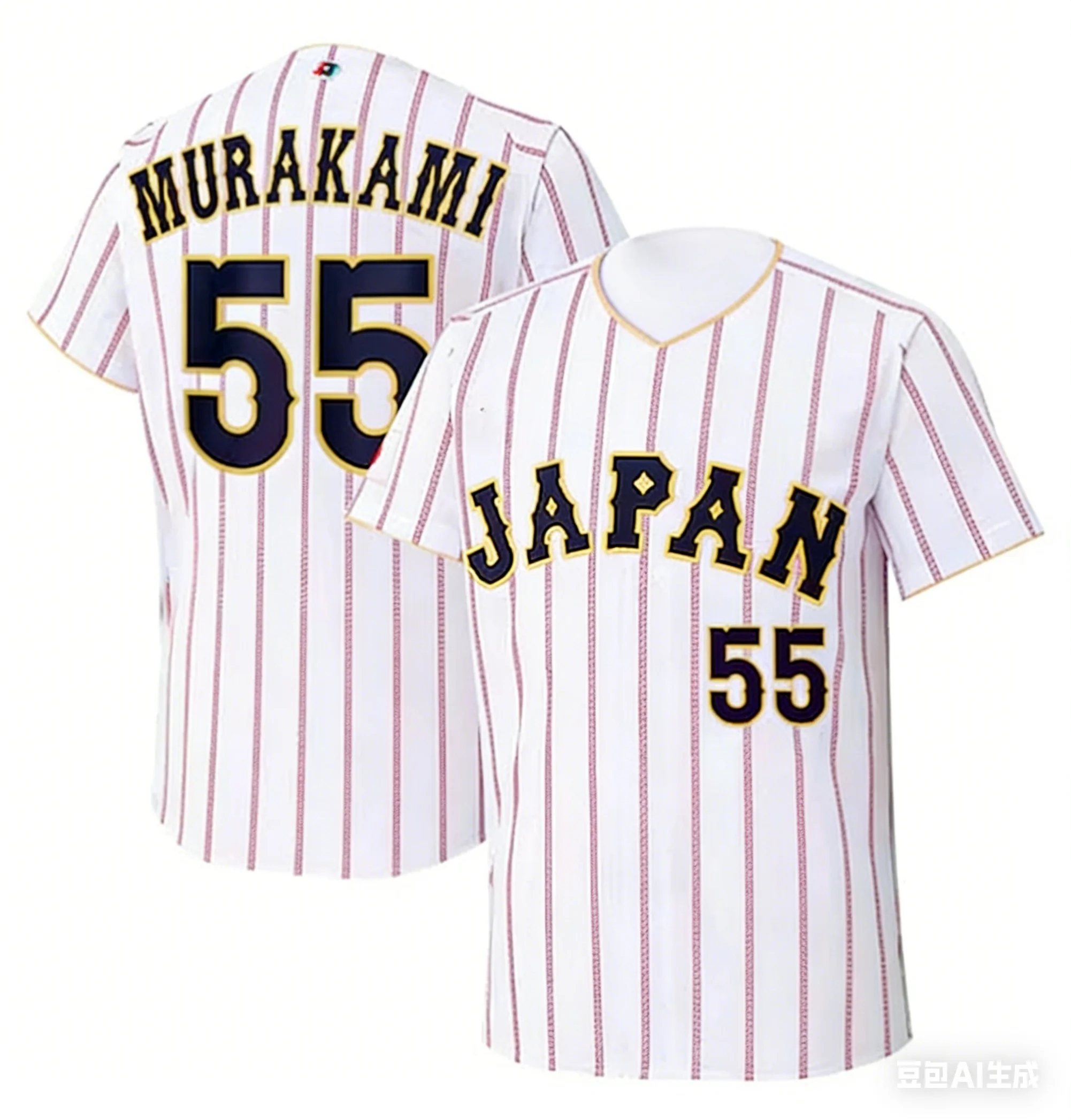 Japan Baseball Murakami #55 2026 WBC Replica Jersey, Men's Official World Baseball Classic Team  Japanese Baseball Fan Apparel