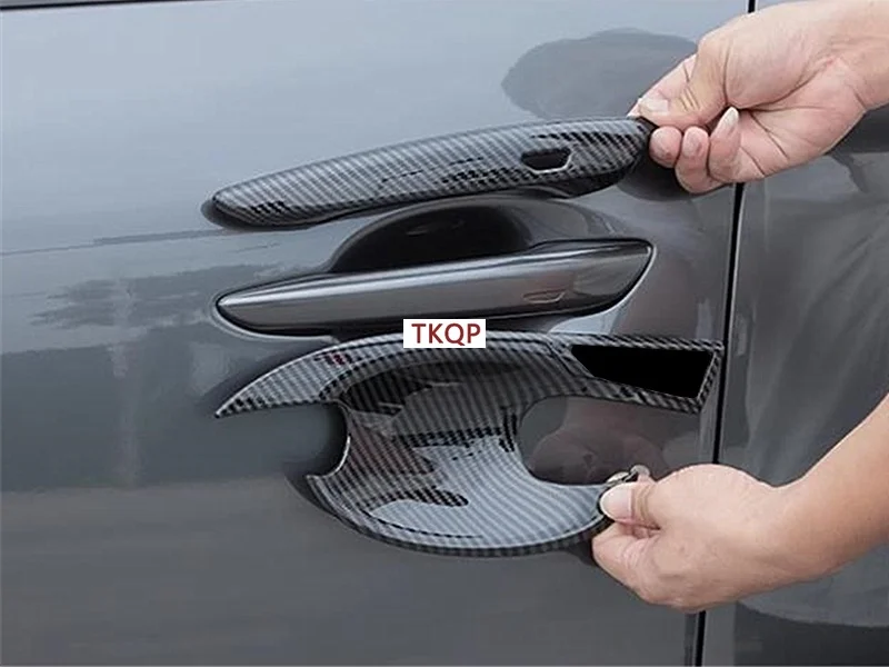 Car Styling Door Handle Frame Gate Bowl Trim Cover Protector Decoration Accessories Exterior Sticker For Mazda CX-50 CX50 2023 +