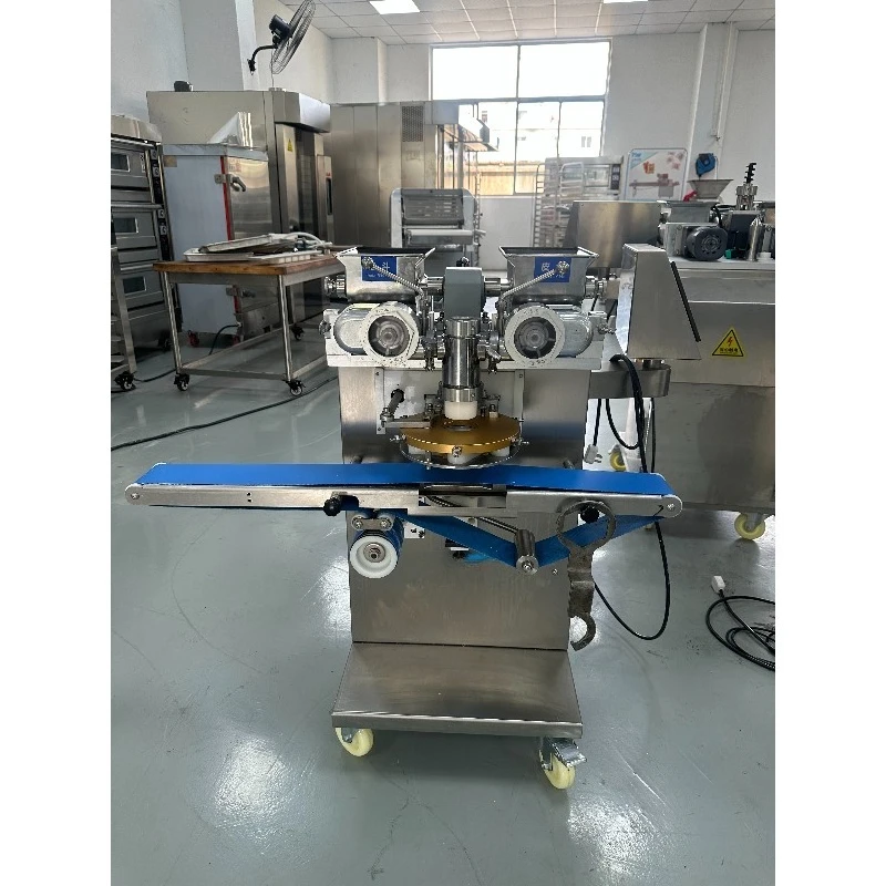 Multi-function Encrusting Forming Machine Customized for Stuffed Cookies and Sandwich Cheese Balls Bakery Production