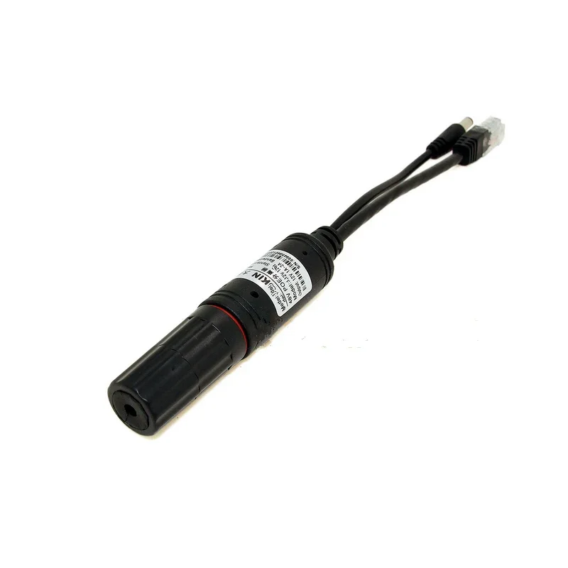 فاصل PoE مقاوم للماء 10/100 متر معيار IEEE 802.3af وطاقة إخراج 12V1A عبر إيثرنت لموصل كاميرا IP 5.5x2.1 مللي متر