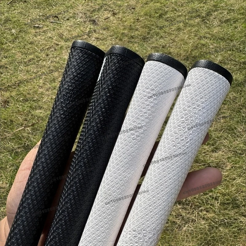 For White, Black, Bold Press Pistol 2 Non-Slip  Putter Grip