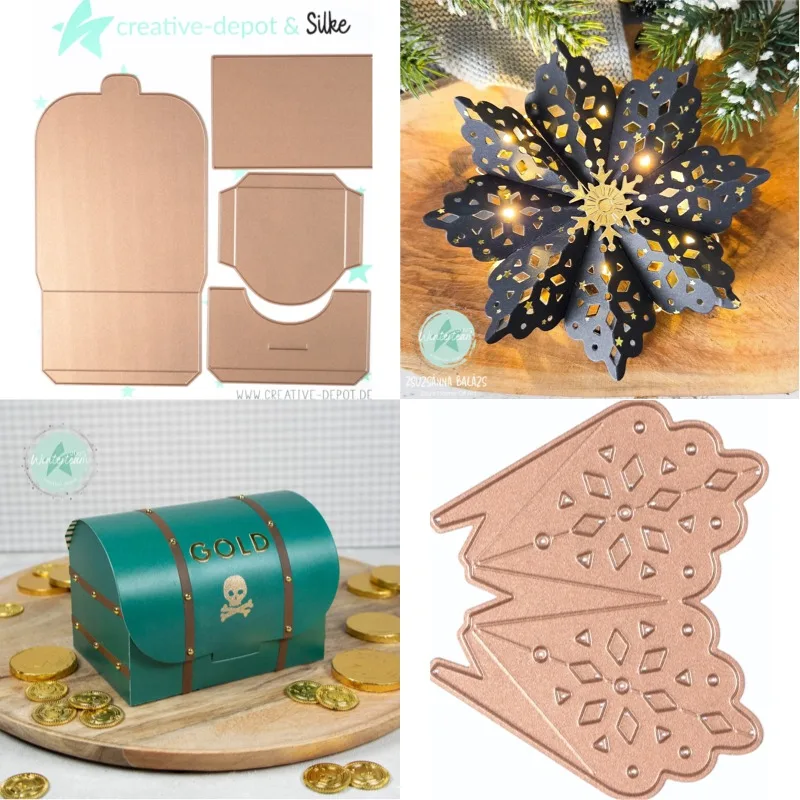 Snowflakes drift down from the sky Metal Cutting Dies for DIY Scrap booking Crafts Dies Cut Stencils Maker Photo Album Template