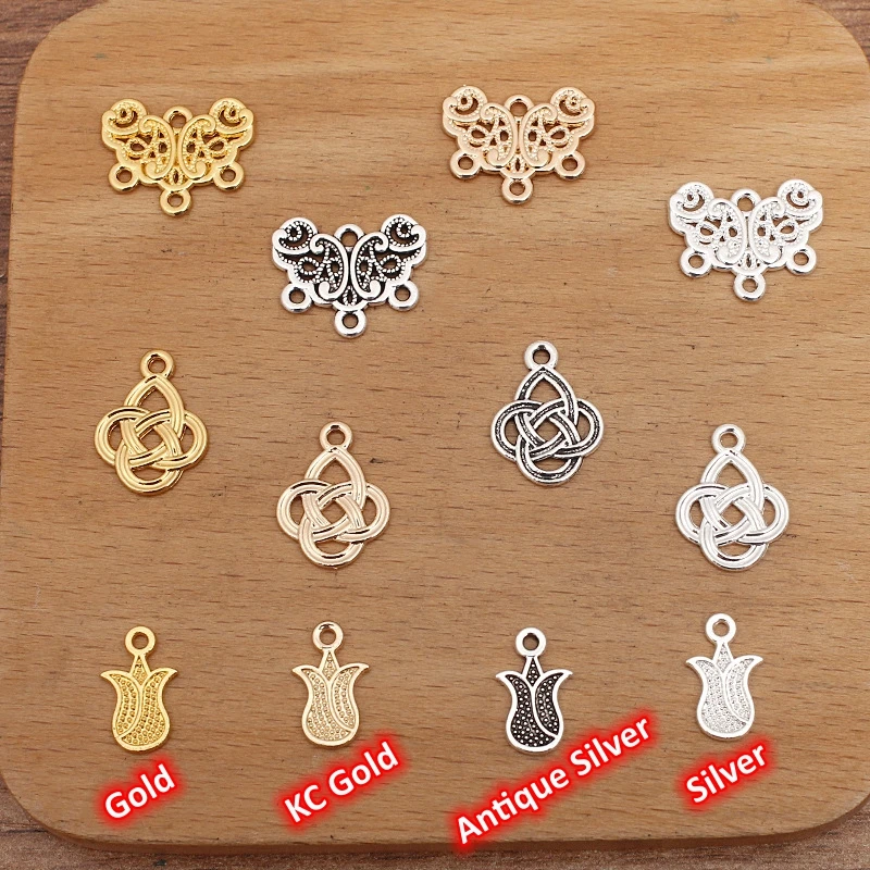 BoYuTe Alloy Charms Connector Findings Vintage Style Diy Jewelry Making Accessories Factory Wholesale