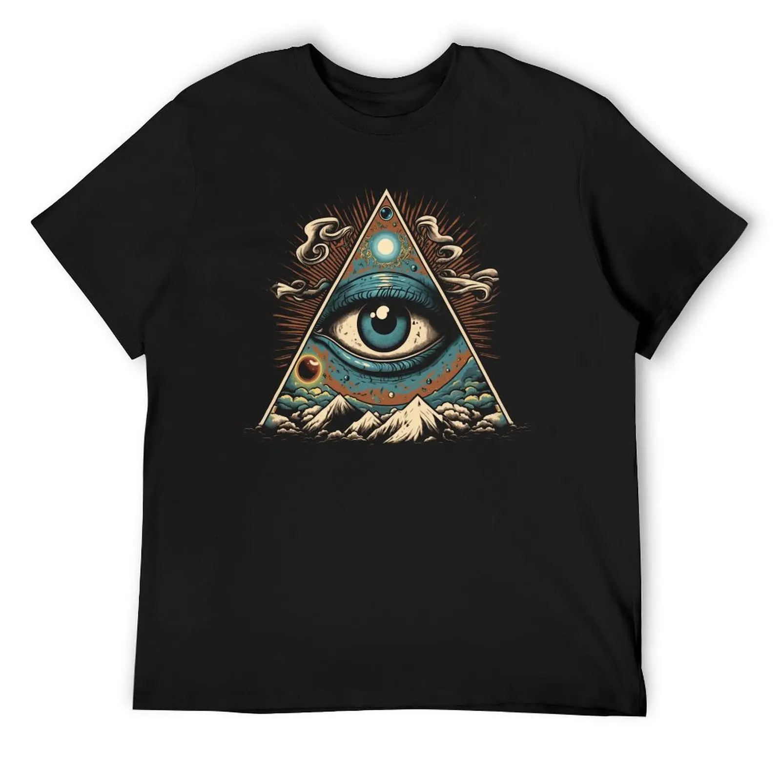 All Seeing Eye T-Shirt new edition basketball graphic tees mens graphic t-shirts