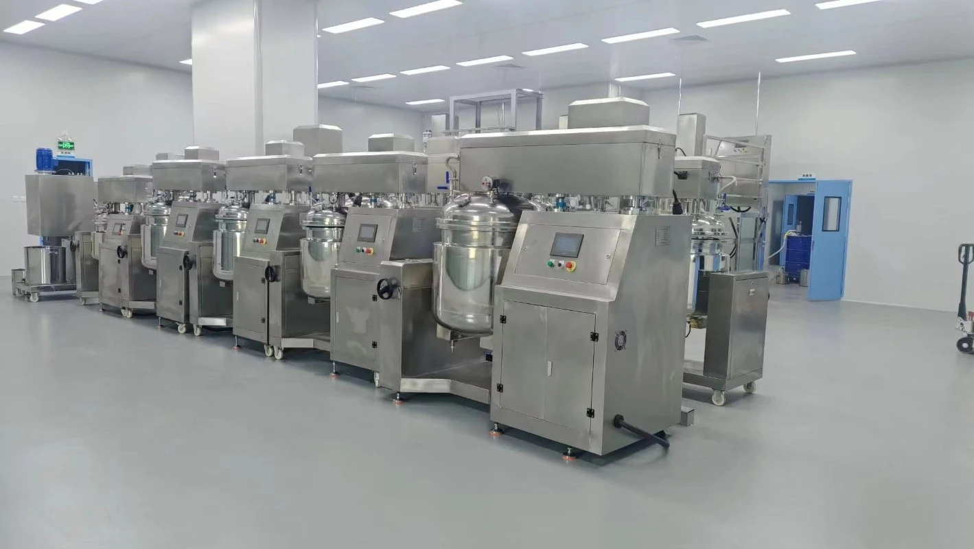 Industrial Vacuum Emulsifying Mixing Tank for Lotion Sunscreen Cream Production Cosmetic Equipment Custom