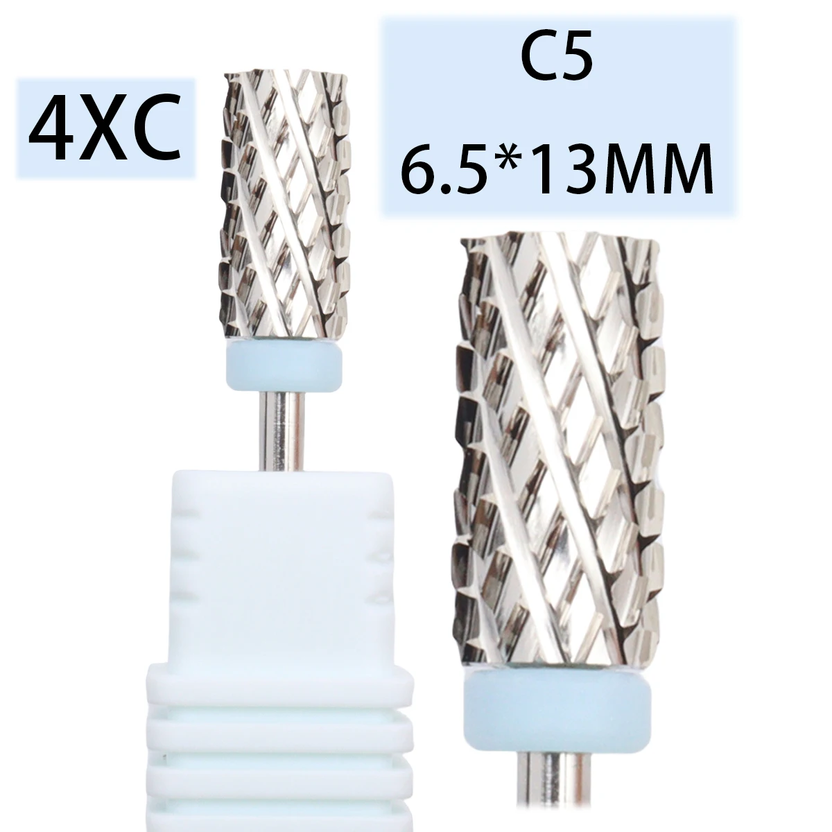 4XC 5 en 1 uso de mano izquierda y derecha broca de carburo de tungsteno para uñas fresa eléctrica máquina de manicura equipo limpieza de cutículas