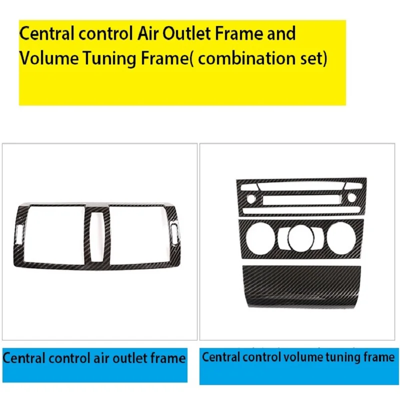 

For BMW 1 Series 120i 135i 07-11 Central Control Air Outlet Frame And CD Volume Panel Decoration Stickers Strip