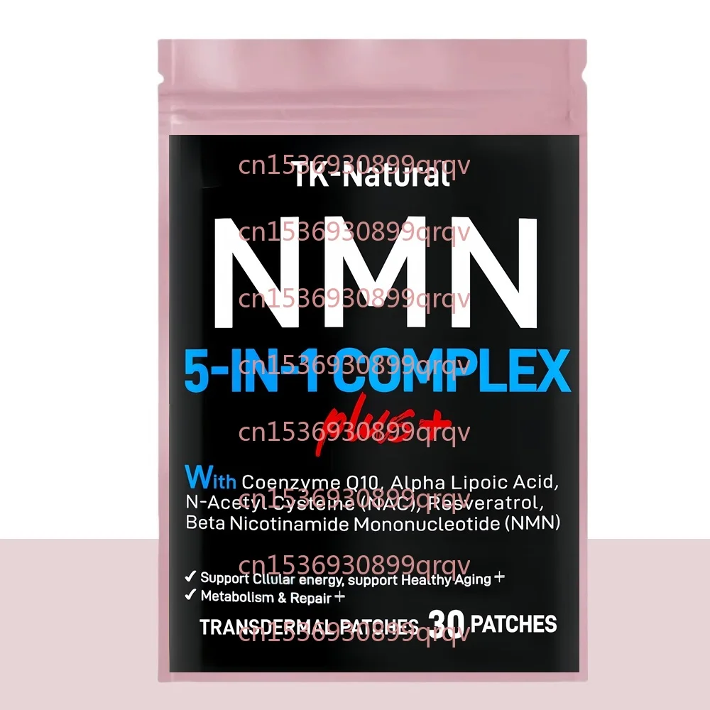 30 رقعة NMN Complex Plus بقع Transdermal للنساء والرجال تدعم الطاقة ومكافحة الشيخوخة ومضادات الأكسدة والصحة الخلوية #1